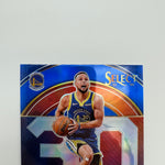 Stephen Curry 2021-22 Panini Select Numbers Blue Prizm