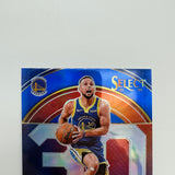 Stephen Curry 2021-22 Panini Select Numbers Blue Prizm