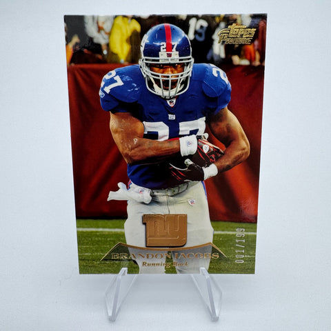Brandon Jacobs 2010 Topps Prime Gold /199