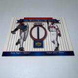 Kenny Rogers Chipper Jones 2002 Upper Deck Classic World Series Matchups Relic