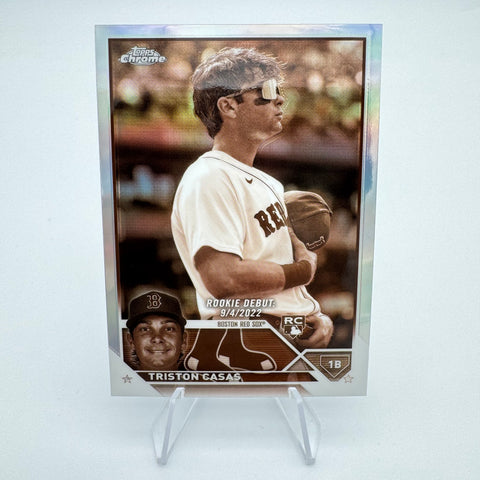 Triston Casas 2023 Topps Chrome Update RC Sepia Refractor