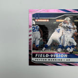 Peyton Manning 2021 Panini Donruss Elite Field Vision Pink
