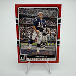 Tom Brady 2016 Panini Donruss Production Stat Line