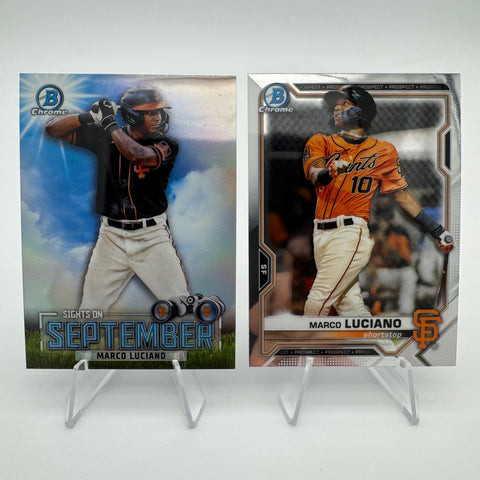 Marco Luciano 2023 Bowman Chrome Sights on September