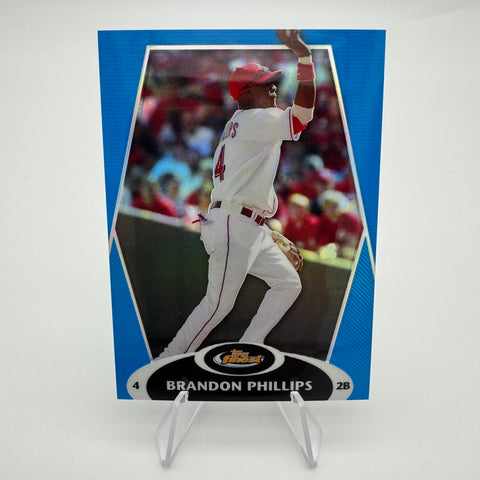 Brandon Phillips 2008 Topps Finest Blue Refractor /299