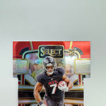 Bijan Robinson 2023 Panini Select RC Red Yellow Prizm Die Cut