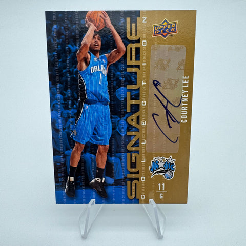 Courtney Lee 2009-10 Upper Deck Signature Collection Auto