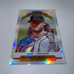 Brandon Crawford 2019 Panini Donruss Diamond Kings Stat Line /500