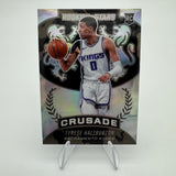 Tyrese Haliburton 2020-21 Panini Rookies & Stars RC Crusade Silver Prizm