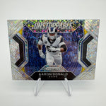 Aaron Donald 2020 Panini Prizm Unstoppable No Huddle Disco Prizm
