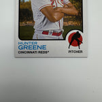 Hunter Greene 2022 Bowman Platinum RC Ice Foil