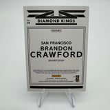 Brandon Crawford 2019 Panini Donruss Diamond Kings Stat Line /500