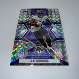 JK Dobbins 2020 Panini Mosaic RC Silver Reactive Prizm