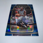 Anthony Edwards 2021-22 Panini Select Blue Prizm