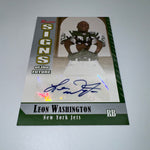 Leon Washington 2006 Bowman Signs of the Future Rookie Auto