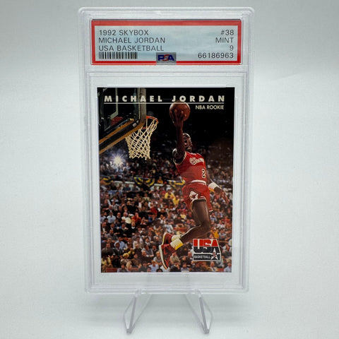 PSA 9 Michael Jordan 1992 Skybox USA Basketball