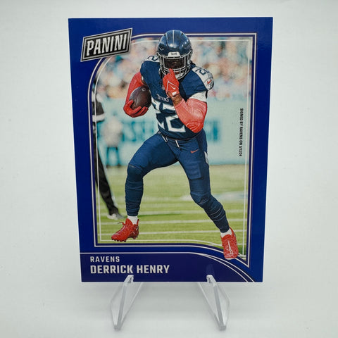 Derrick Henry 2024 Panini Black Friday Blue Parallel /50