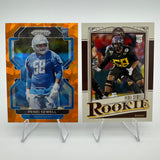 Penei Sewell 2021 Panini Prizm RC Orange Cracked Ice