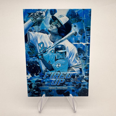 Manny Machado 2018 Topps x Tyson Beck Fired Up Blue Chip