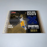 Kevin Carter 2000 Upper Deck Ultimate Victory Super Bowl XXXIV Victory Fabric