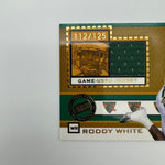 Roddy White 2005 Press Pass Authentics RC Game Worn Jereey Gold /125