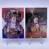 Hakeem Olajuwon 1997 UD3 Awesome Action/Red White Blue Prizm Lot