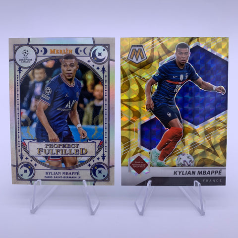 Kylian Mbappe 2021-22 Topps Merlin Prophecy Fulfilled