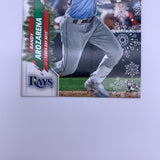 Randy Arozarena 2020 Topps Holiday RC Metallic Snowflake SP