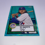 Bo Bichette 2021 Topps Chrome Anniversary Aqua Wave Refractor