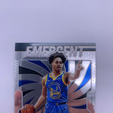 Jordan Poole 2019 Prizm RC Emergent/Blue Wave Prizm