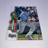 Randy Arozarena 2020 Topps Holiday RC Metallic Snowflake SP