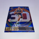 Stephen Curry 2021 Select Numbers Blue Prizm