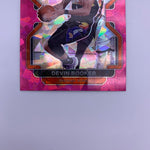 Devin Booker 2017 Mosaic Orange Prizm/Pink Cracked Ice Lot