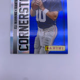 Eli Manning 2013 Panini Cornerstones Blue Prizm