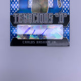 Carlos Basham 2021 Leaf Metal Draft RC Tenacious D Auto /25