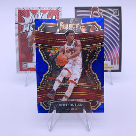 Jimmy Butler 2019-20 Select Blue Disco Prizm #'d /25