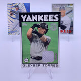 Gleyber Torres 2021 Topps 1986 Relic Card