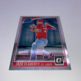 Jack Flaherty 2019 Prizm Red Mojo Prizm /299