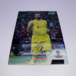 Mohamed Salah 2022 Topps Stadium Club Chrome Aqua Refractor #'d 133/250