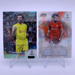 Mohamed Salah 2022 Topps Stadium Club Chrome Aqua Refractor #'d 133/250