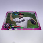 Max Scherzer 2021 Topps Pink Refractor/Blue Foil Lot