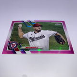 Max Scherzer 2021 Topps Pink Refractor/Blue Foil Lot