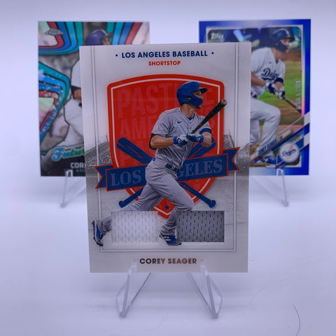 Corey Seager 2021 Chronicles America's Pastime Dual Relic