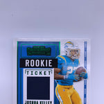 Joshua Kelley 2020 Contenders Rookie Ticket Relic