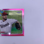 Max Scherzer 2021 Topps Pink Refractor/Blue Foil Lot