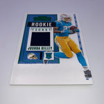 Joshua Kelley 2020 Contenders Rookie Ticket Relic