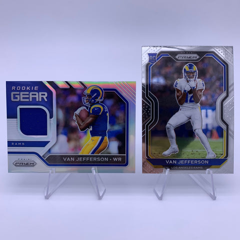 Van Jefferson 2020 Prizm Rookie Gear Silver Prizm