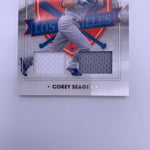 Corey Seager 2021 Chronicles America's Pastime Dual Relic