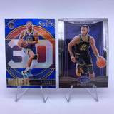 Stephen Curry 2021 Select Numbers Blue Prizm