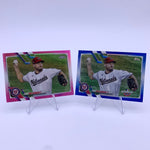 Max Scherzer 2021 Topps Pink Refractor/Blue Foil Lot